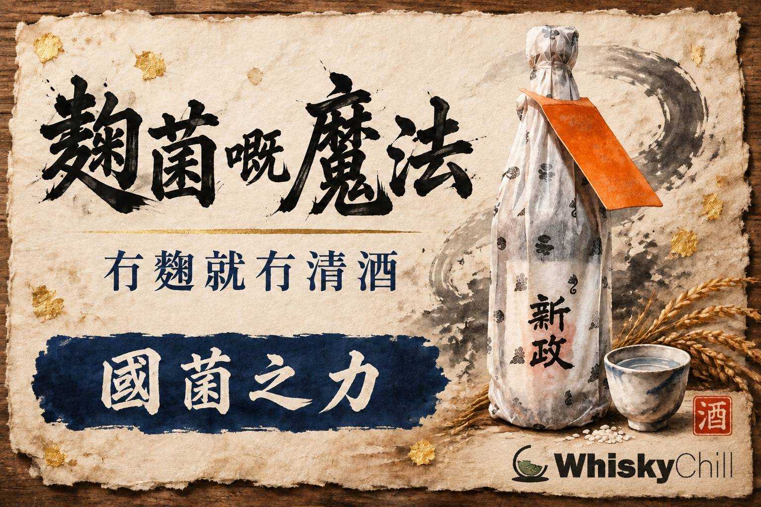 木製曲蓋上的雪白米曲微距特寫