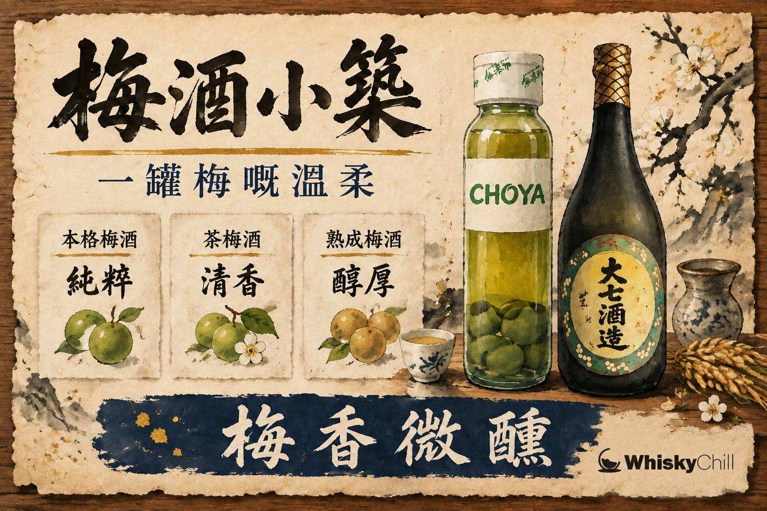 梅酒主題圖:梅酒種類、產地、梅子品種與飲法