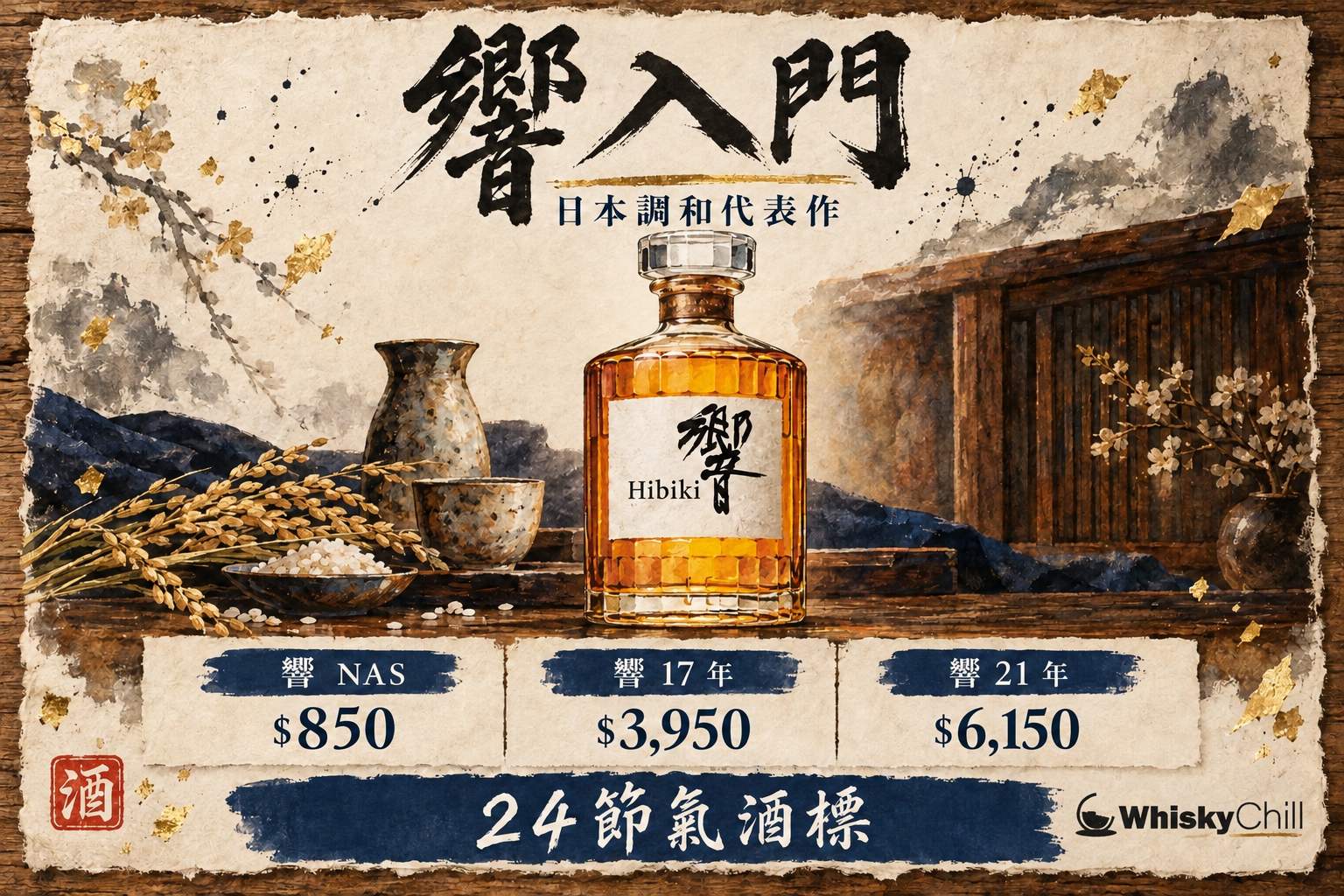 第 6 章:響入門——日本調和威士忌嘅代表作 章首圖