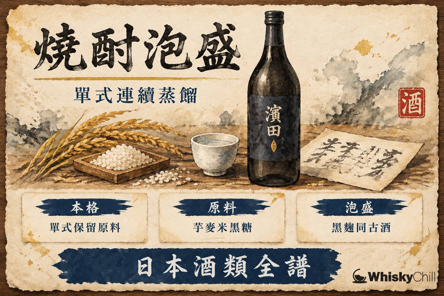 第 7 章:燒酎・泡盛・其他日本酒類 章首圖