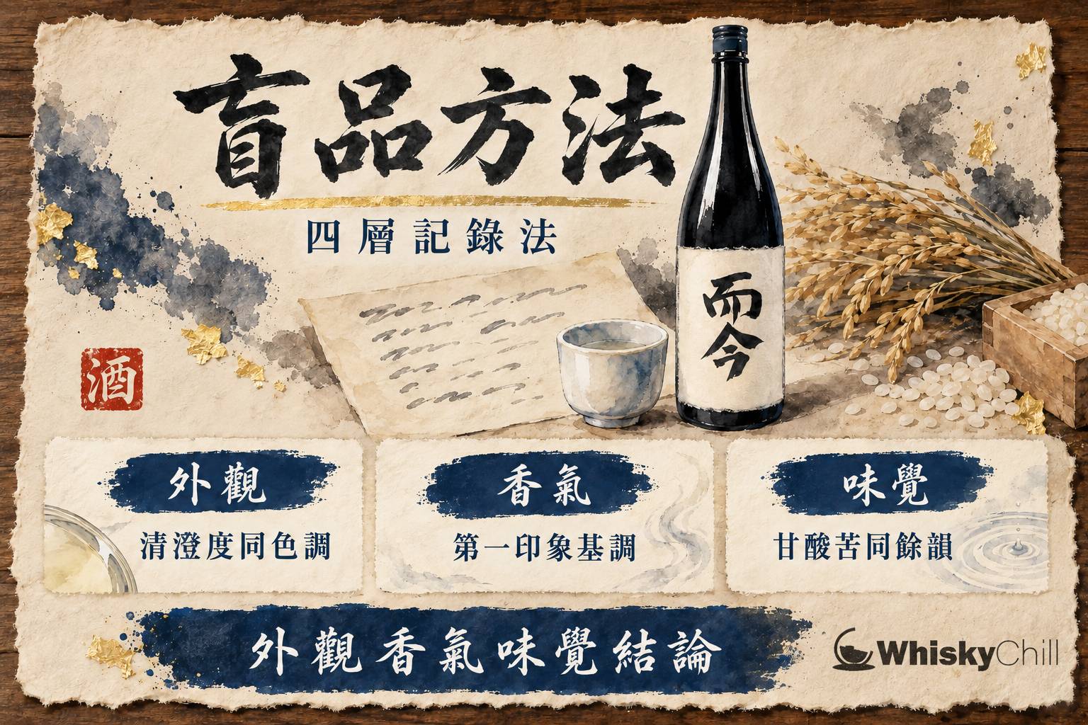 第 8 章:品評方法與鑑評用語——盲品記錄同論述作答 章首圖