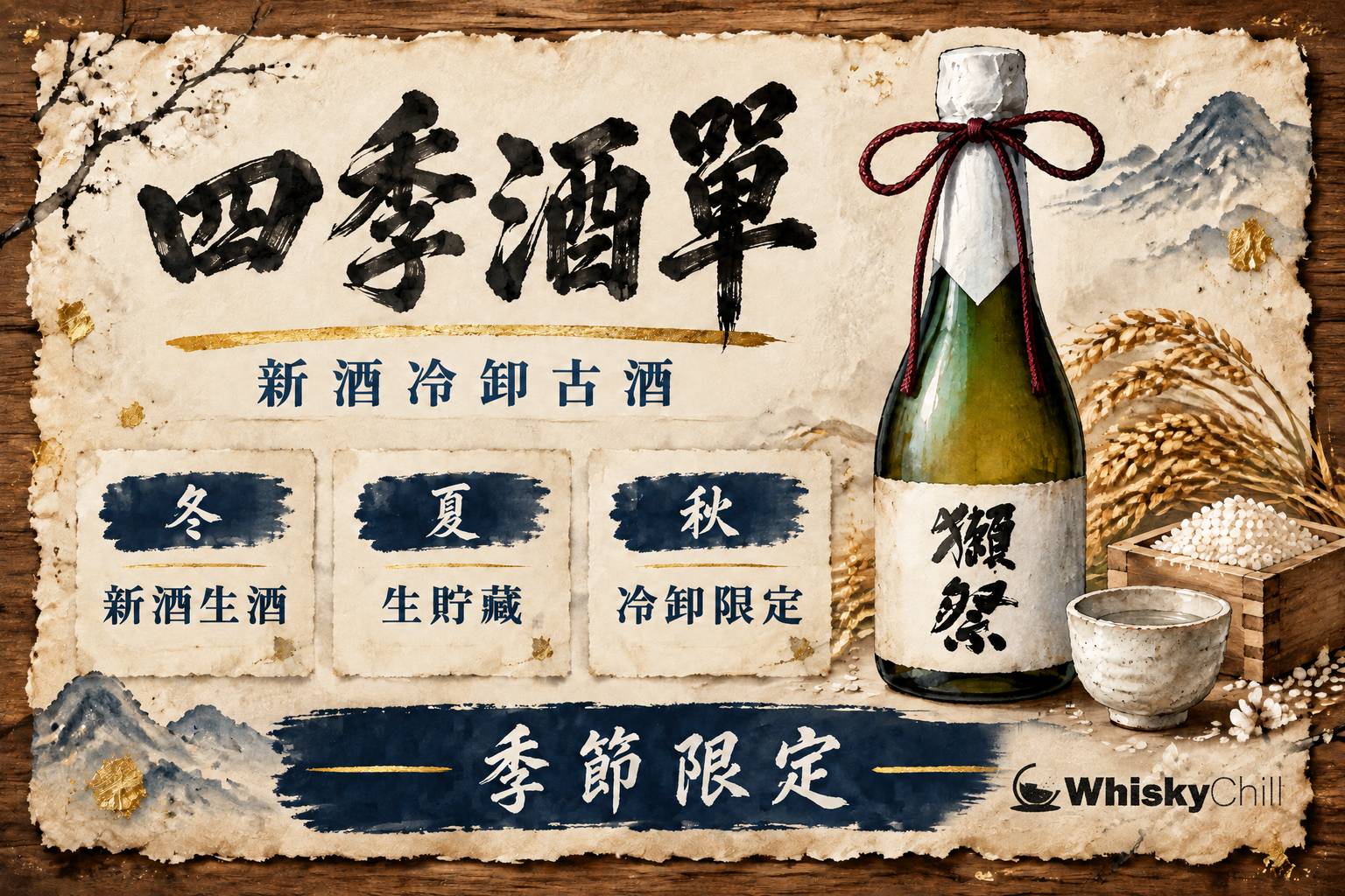 第 12 章:季節酒單——新酒、冷卸、古酒一年四季點飲 章首圖