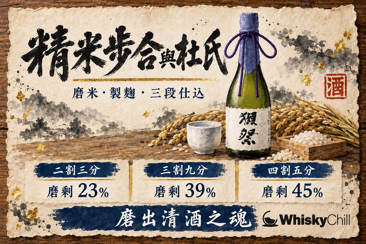 第 4 章:釀造工藝——精米步合與杜氏職人 章首圖