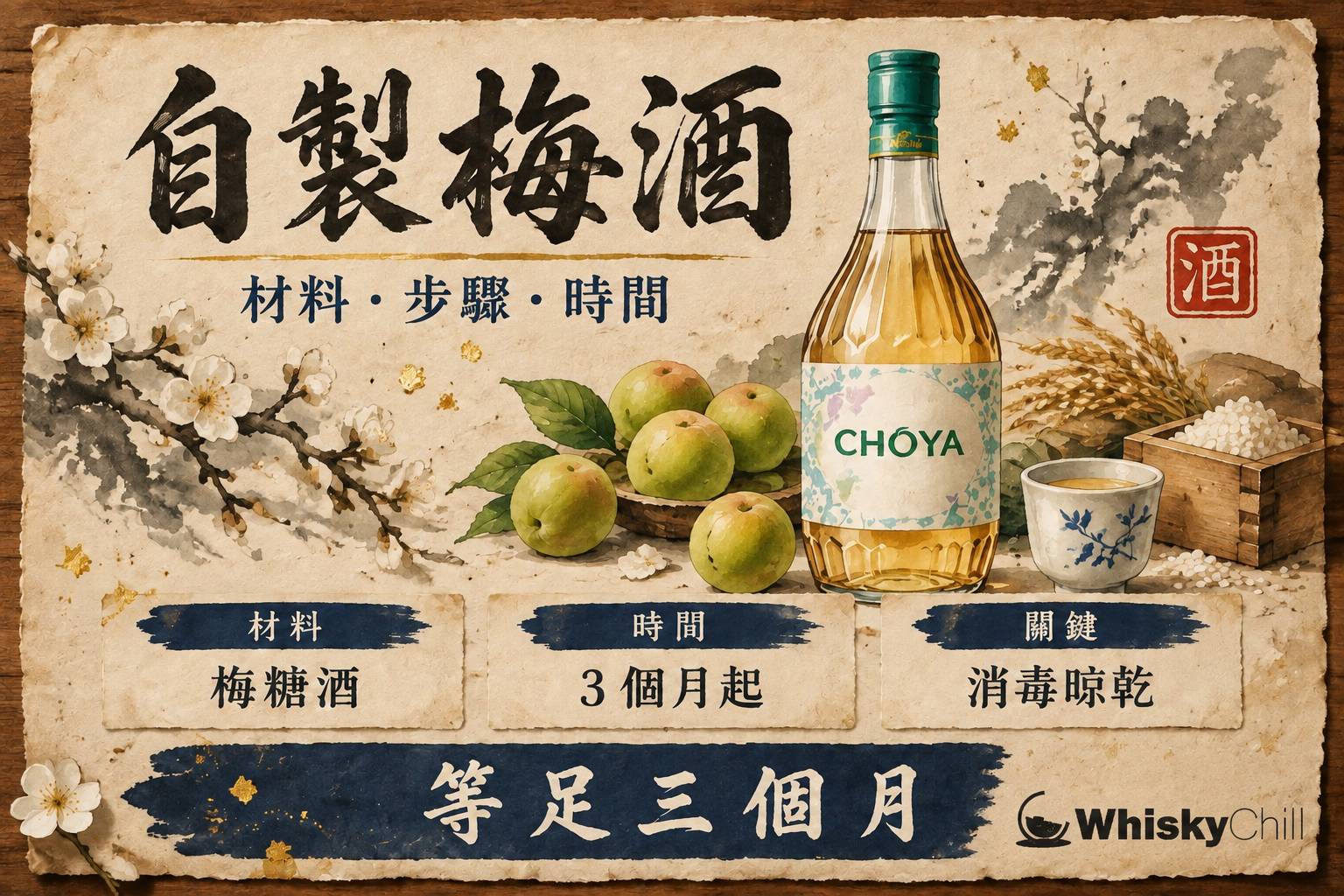 第 9 章:自製梅酒入門——材料、步驟、時間 章首圖