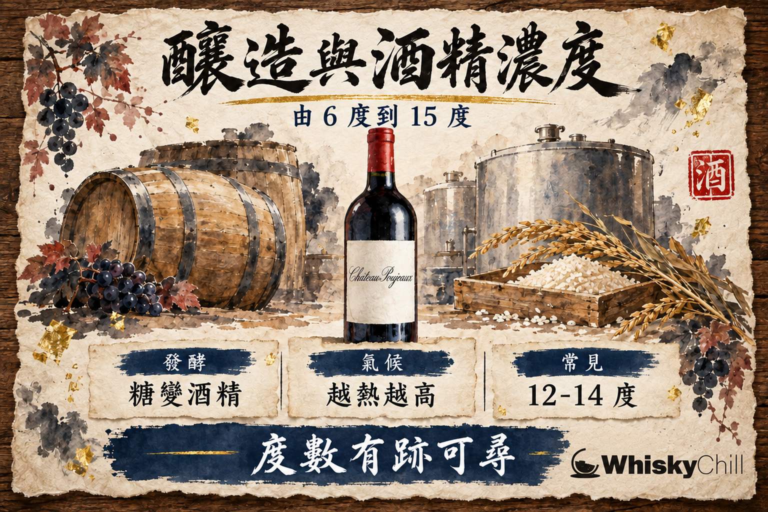 第 4 章:釀造與酒精濃度——點解由 6 度到 15 度 章首圖