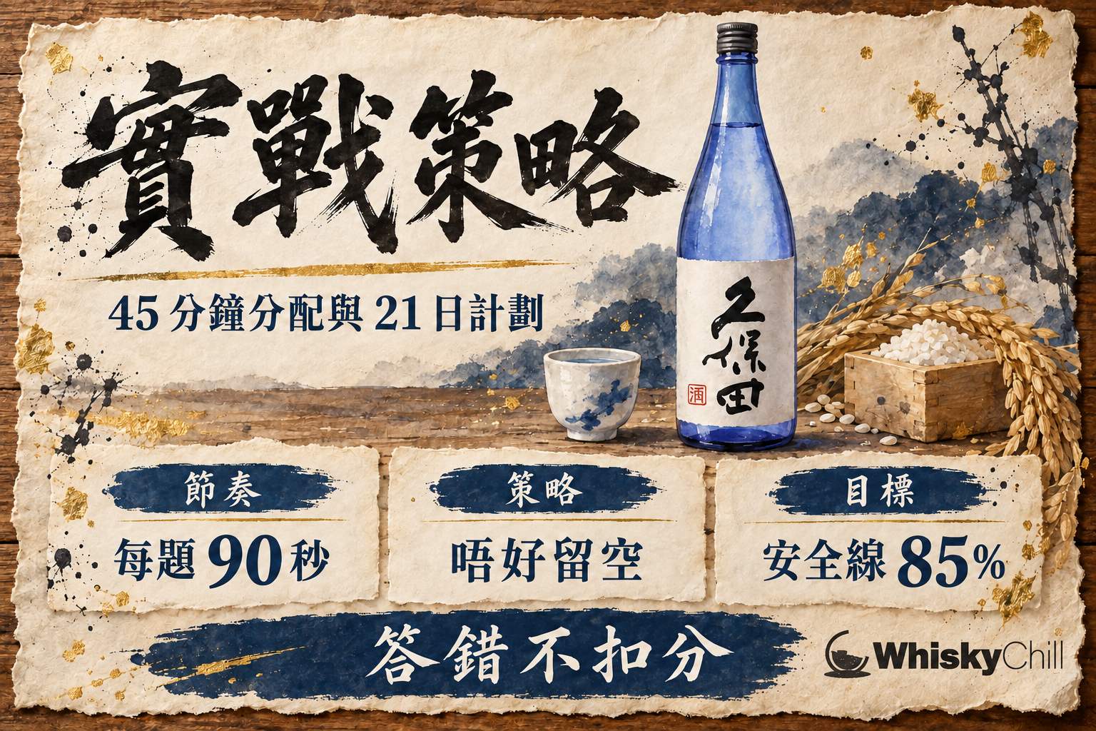 第 8 章:45 分鐘 30 題實戰策略+21 日溫習計劃 章首圖