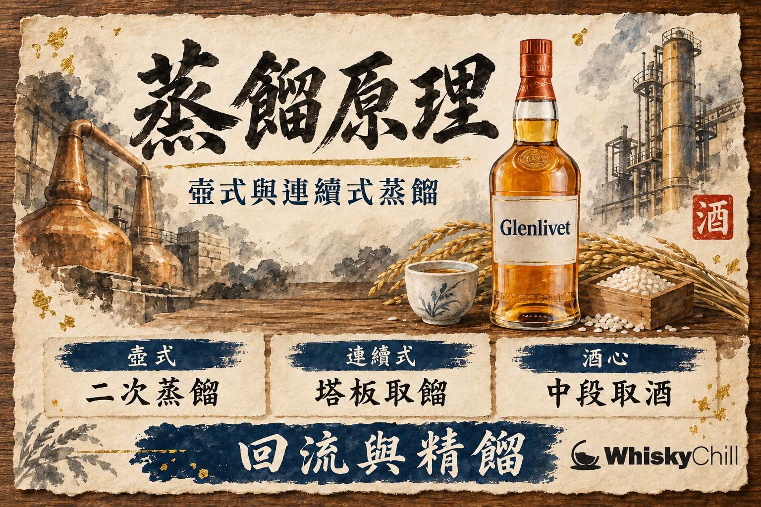 第 3 章:蒸餾原理:壺式與連續式蒸餾器 章首圖