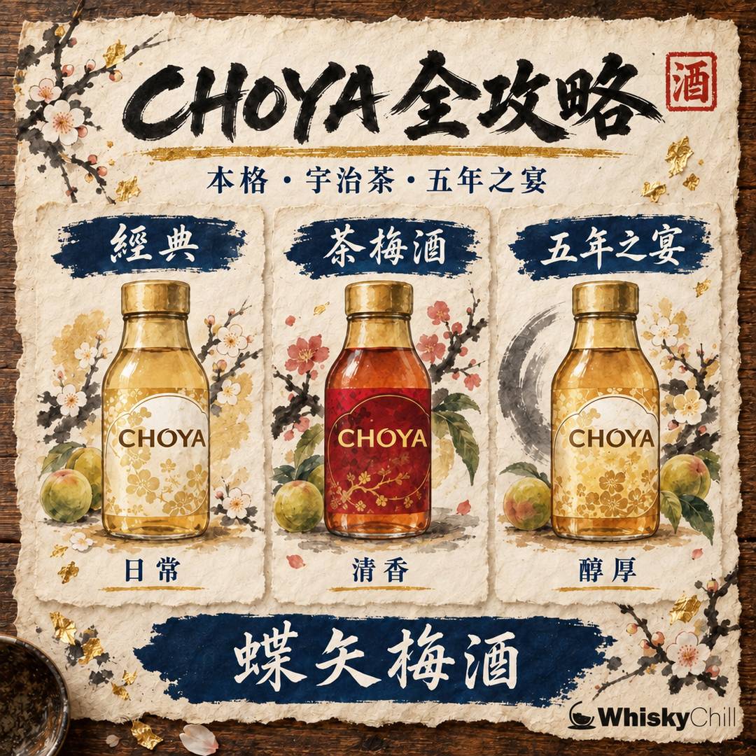 CHOYA 梅酒香港價錢 2026｜本格、宇治茶、五年之宴點揀（附貨況＋開封後保存）｜對比一覽