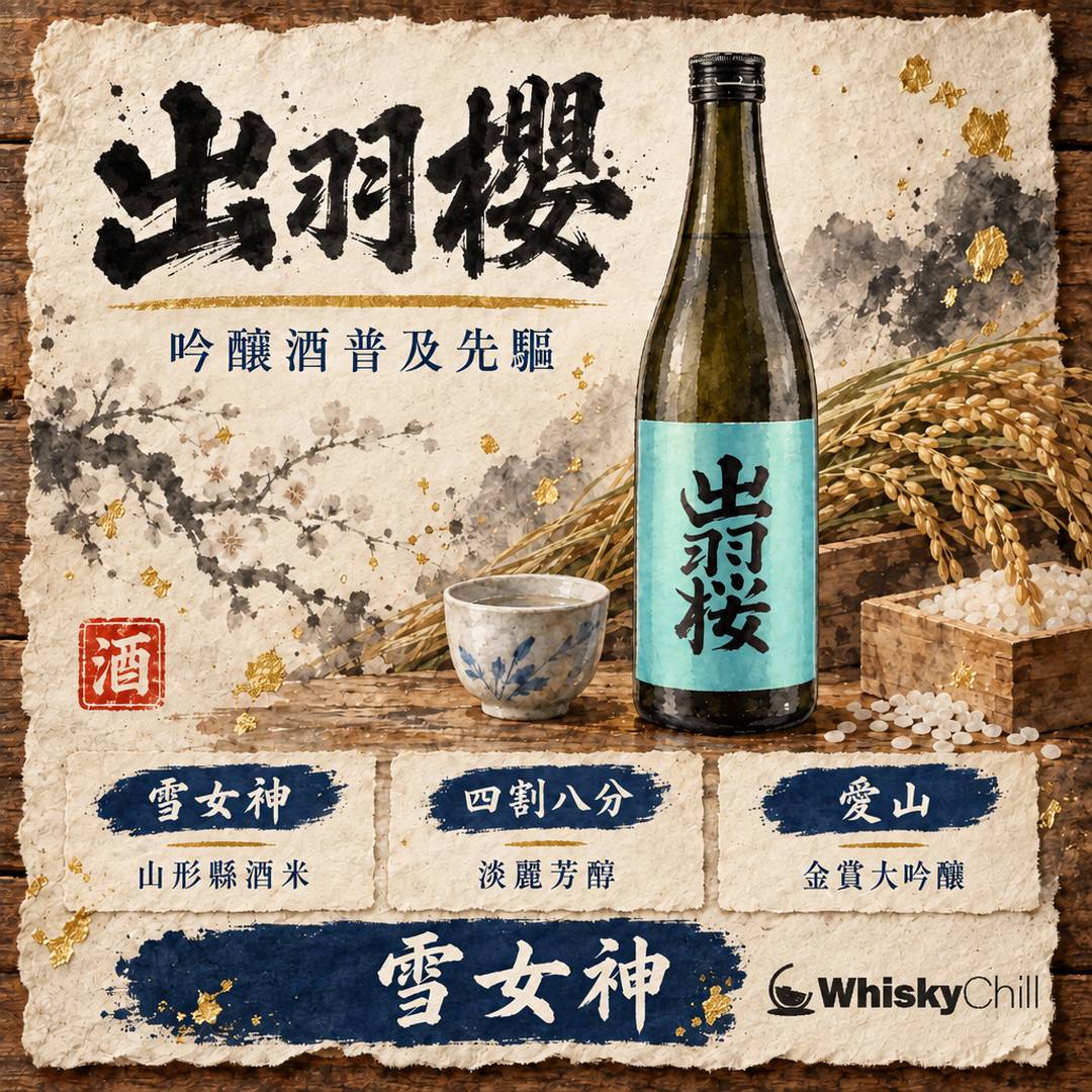 出羽櫻完全攻略｜雪女神四割八分純米大吟釀、出羽燦々、果酒系列 2026 香港價錢一覽｜主視覺圖解