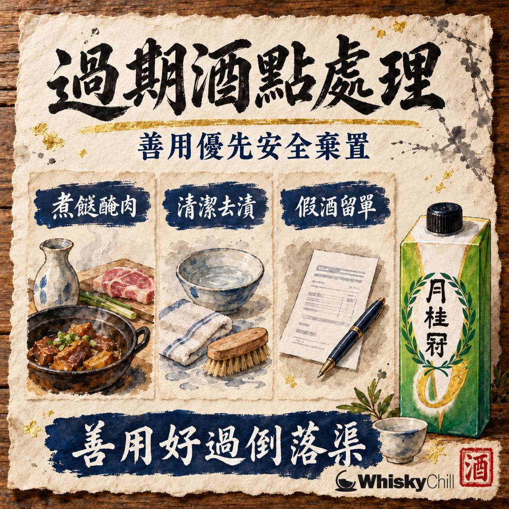 過期酒點處理？倒落鋅盤會唔會塞渠？安全棄置・回收・假酒處理（2026）｜三個重點