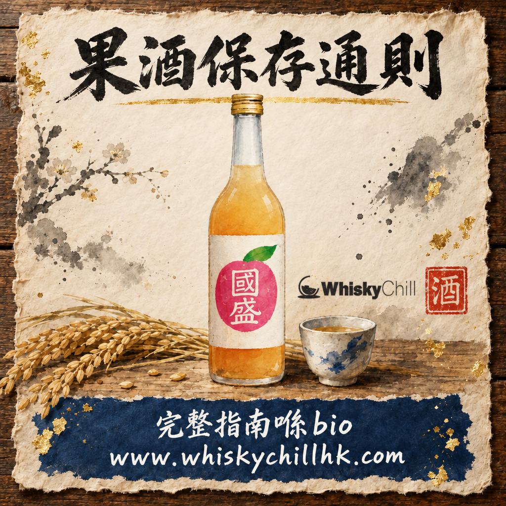 果酒保存通則：桃酒・荔枝酒・梅乃宿開封後期限＋雪櫃實戰（2026）｜完整指南