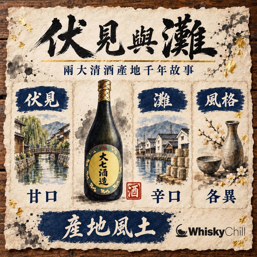 伏見與灘｜日本兩大清酒產地嘅千年故事｜對比一覽