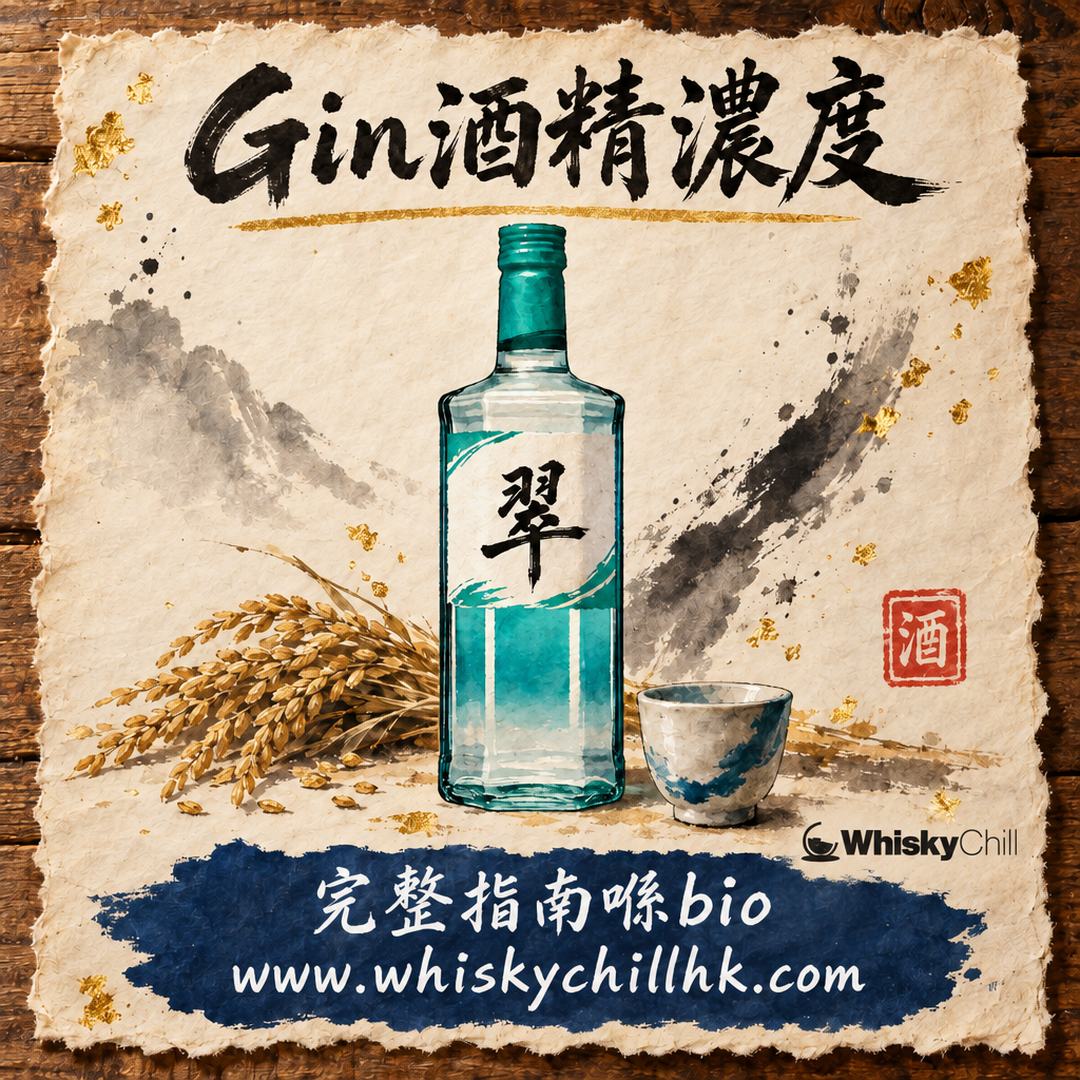 Gin 酒精濃度係幾多？37.5–47% 度數地圖｜翠 SUI、六 ROKU 各幾多度（香港）｜完整指南