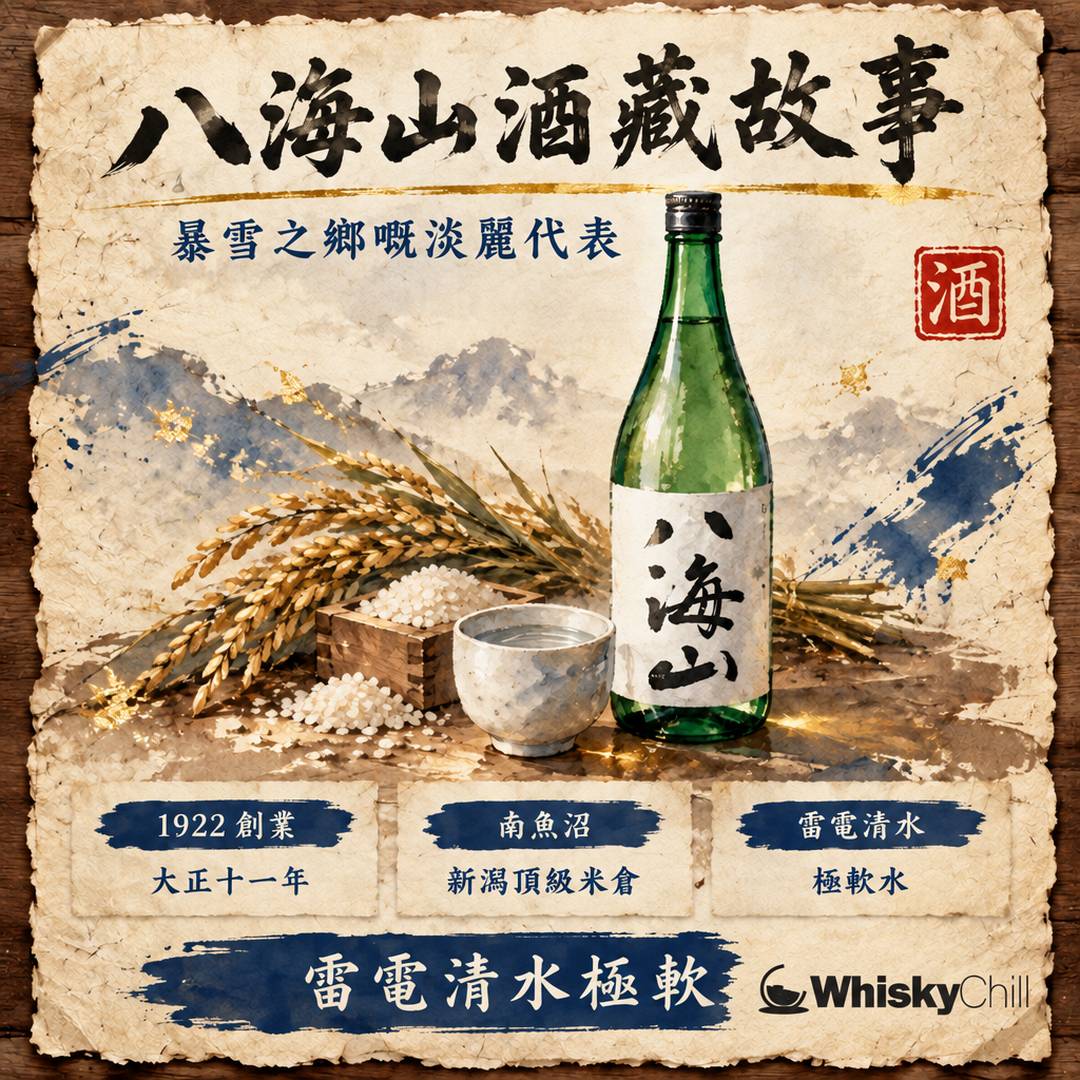 八海山酒藏故事｜新潟南魚沼「雷電清水」點釀出雪水般淡麗？型號、價錢同香港購買指南｜主視覺圖解