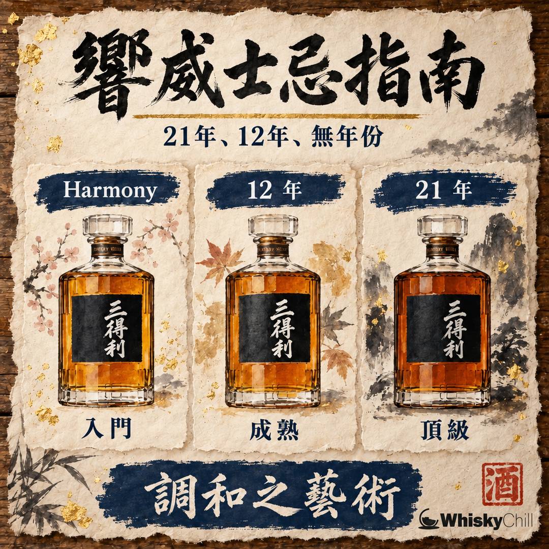 響 Hibiki 點分？21年・12年・無年份口感分別同香港價錢（2026）｜WhiskyChill｜對比一覽
