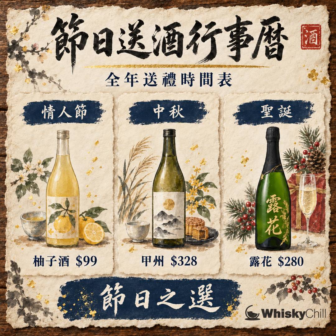 節日送酒行事曆｜農曆新年、情人節、中秋、聖誕全年送禮時間表＋預算三檔｜對比一覽