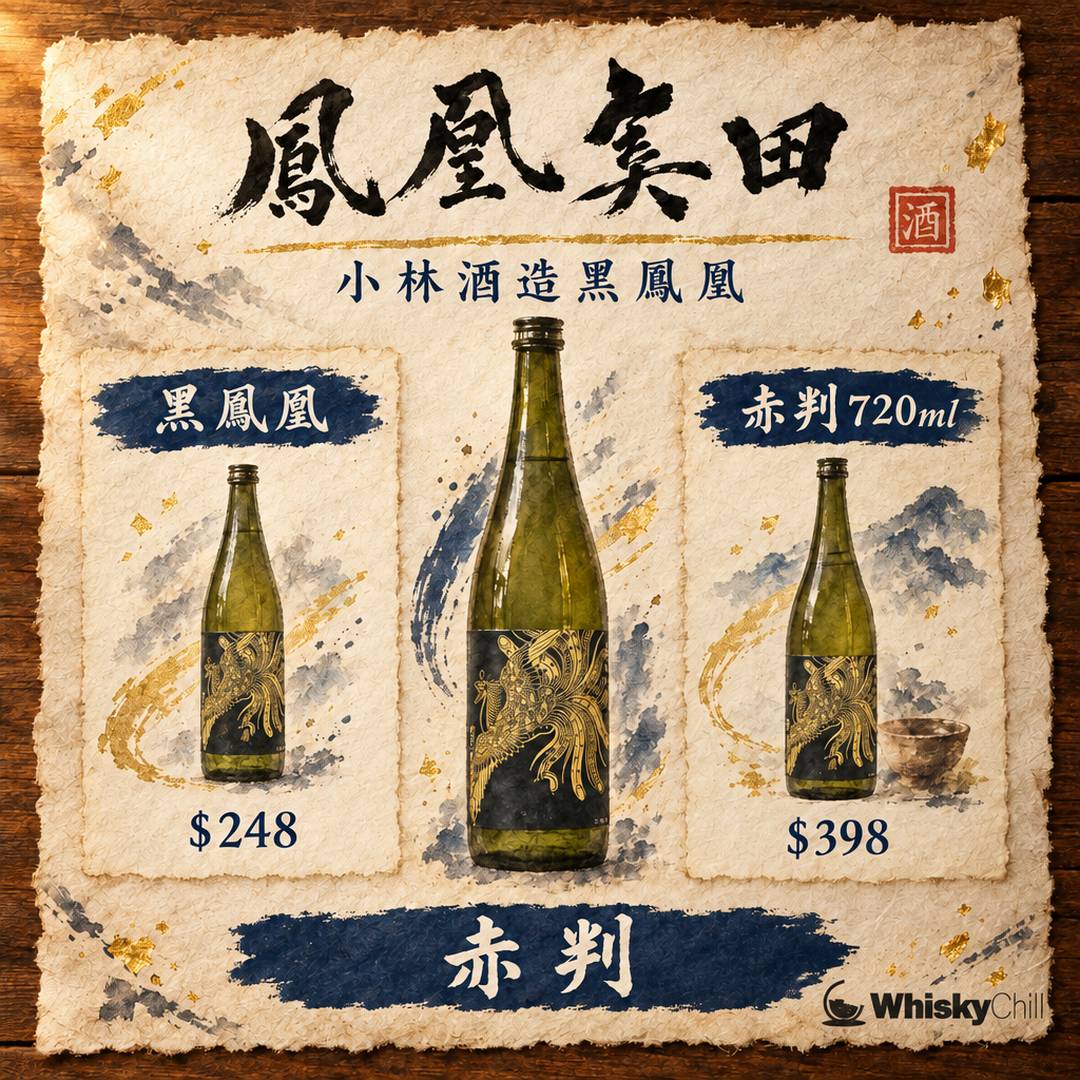 鳳凰美田完全攻略｜栃木縣小林酒造「赤判・柚子酒・黑鳳凰」全系列點揀（附香港實價）｜對比一覽