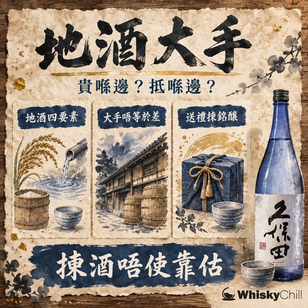 地酒 vs 大手酒造｜清酒點揀唔中伏？香港選購完全指南｜三個重點