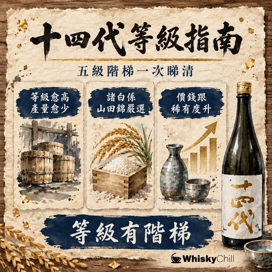 十四代等級次序 2026｜本丸 $1,280 到龍泉 $20,680 八級價目表｜三個重點