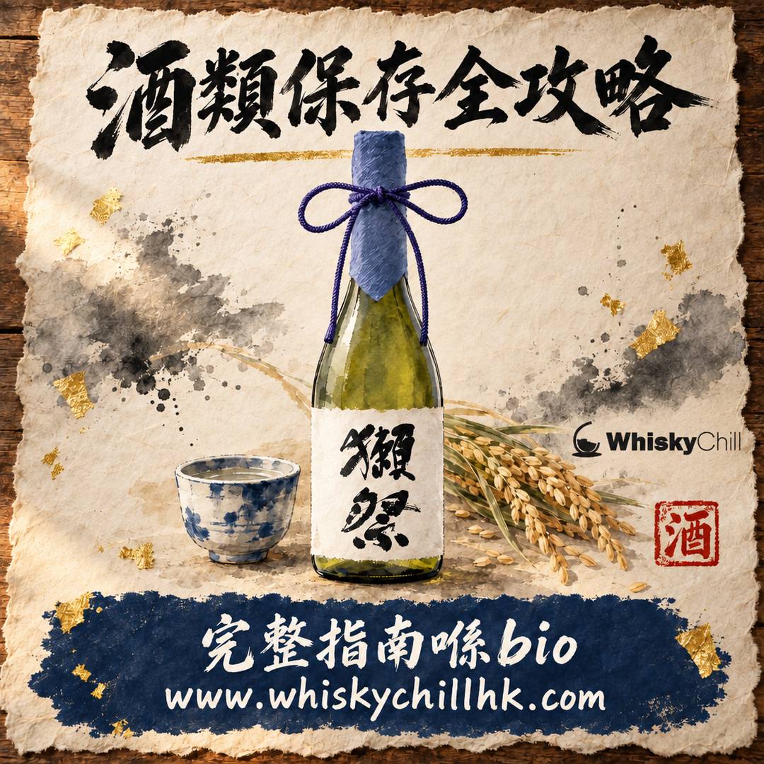 酒類保存全攻略 2026｜開封後放幾耐？清酒・梅酒・威士忌・葡萄酒期限對照｜完整指南
