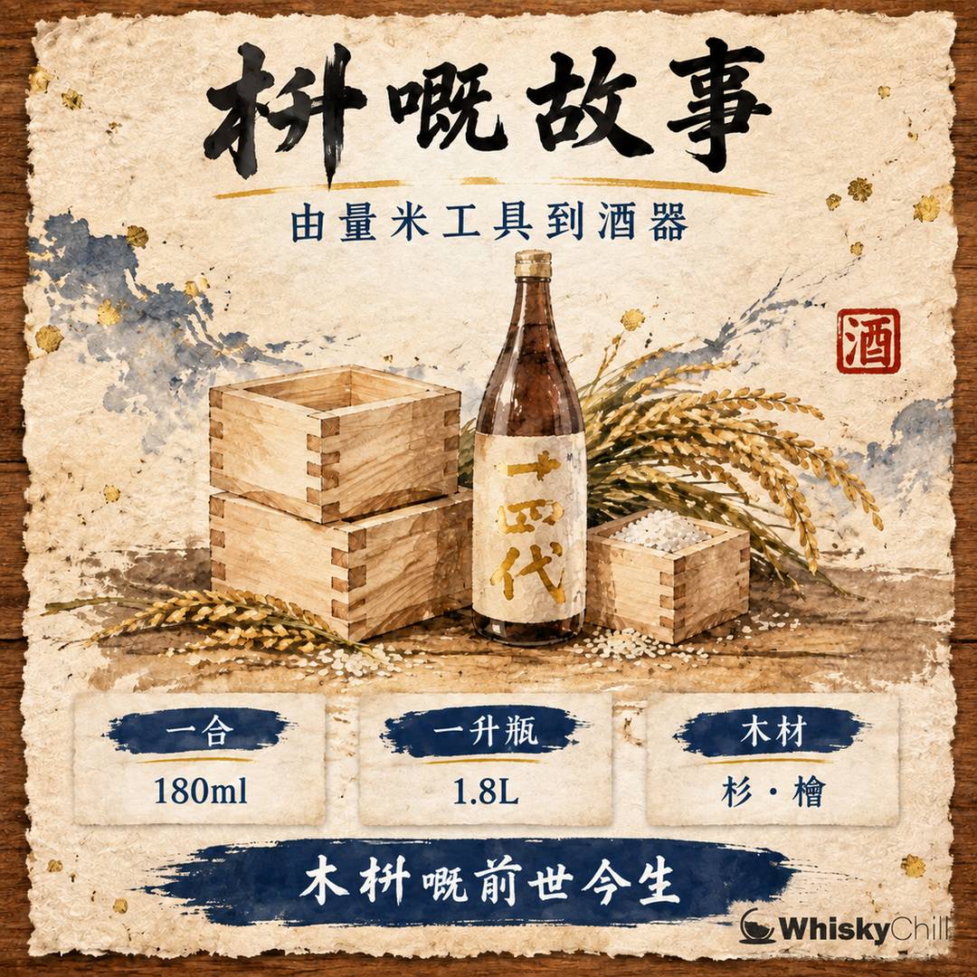 枡係咩？由量米工具到酒器嘅歷史｜枡酒飲法、鹽枡、香港邊度買｜主視覺圖解