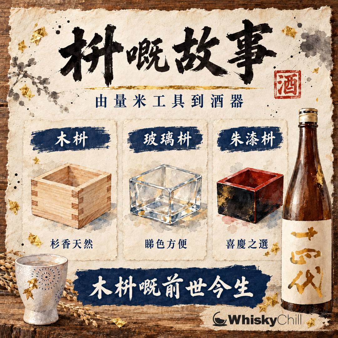 枡係咩？由量米工具到酒器嘅歷史｜枡酒飲法、鹽枡、香港邊度買｜對比一覽