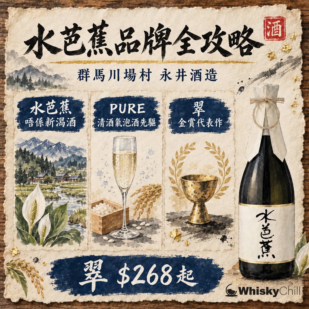 水芭蕉係邊度嘅酒？群馬川場村百年酒造全攻略（附 8 款香港實價）｜WhiskyChill｜三個重點