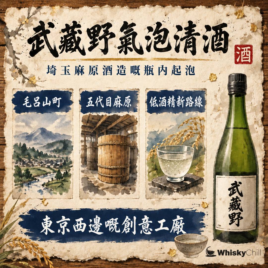 武藏野氣泡清酒故事｜埼玉麻原酒造點樣釀出「瓶內起泡」的日本酒？香港預訂指南｜三個重點