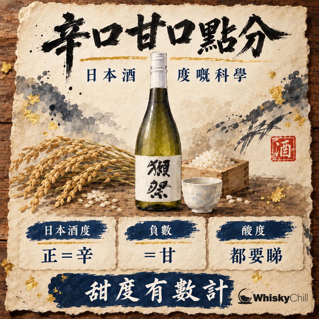 日本酒度點睇？辛口甘口背後嘅科學｜＋5 係咩味道、同酒精濃度有咩分別｜主視覺圖解