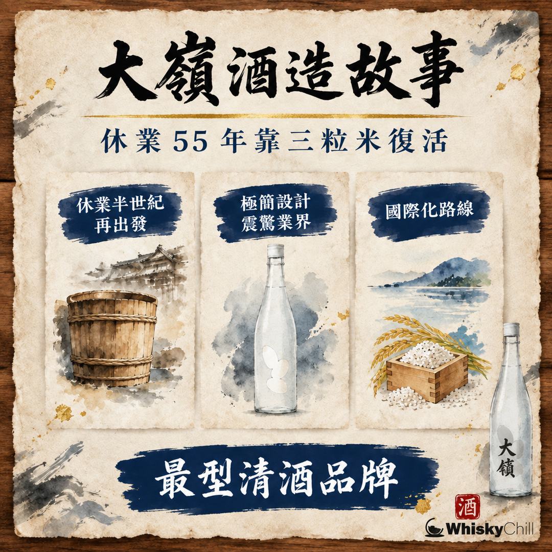 三粒米清酒係咩？2026 香港價錢表同兩粒米分別｜大嶺酒造 Ohmine 復活故事｜三個重點