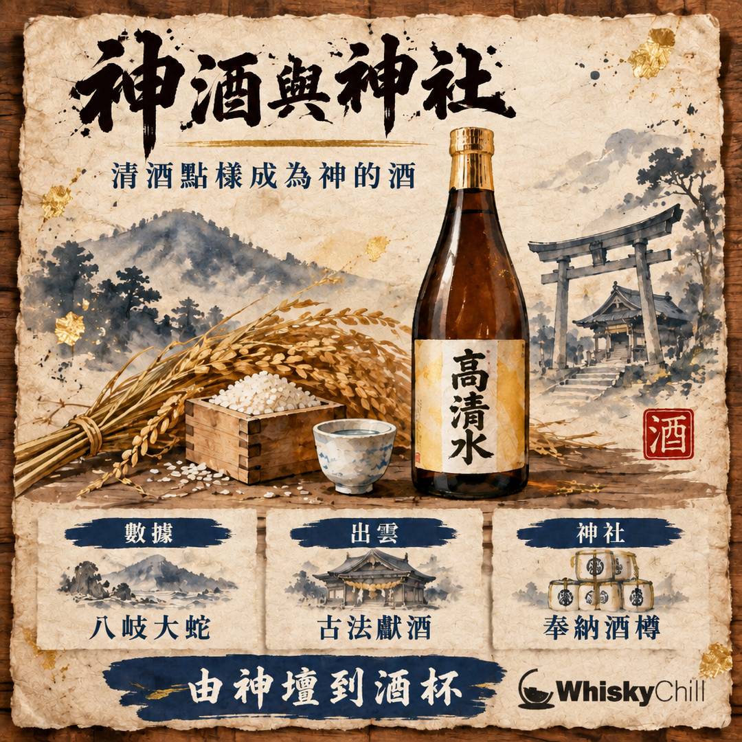 神酒與神社｜清酒點樣成為「神的酒」？｜主視覺圖解