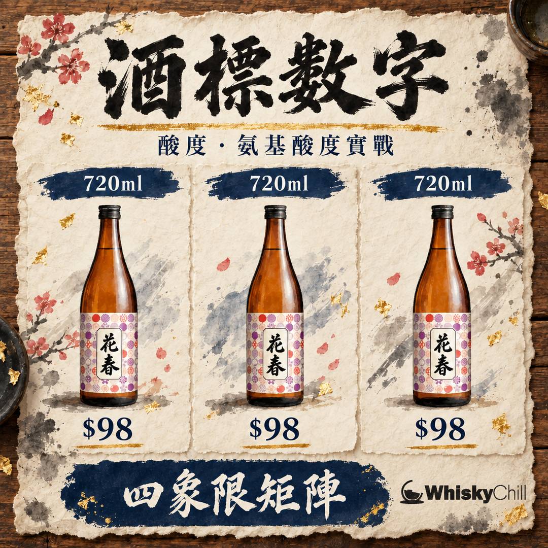 酒標另外兩個數字：酸度與氨基酸度實戰解讀｜對比一覽