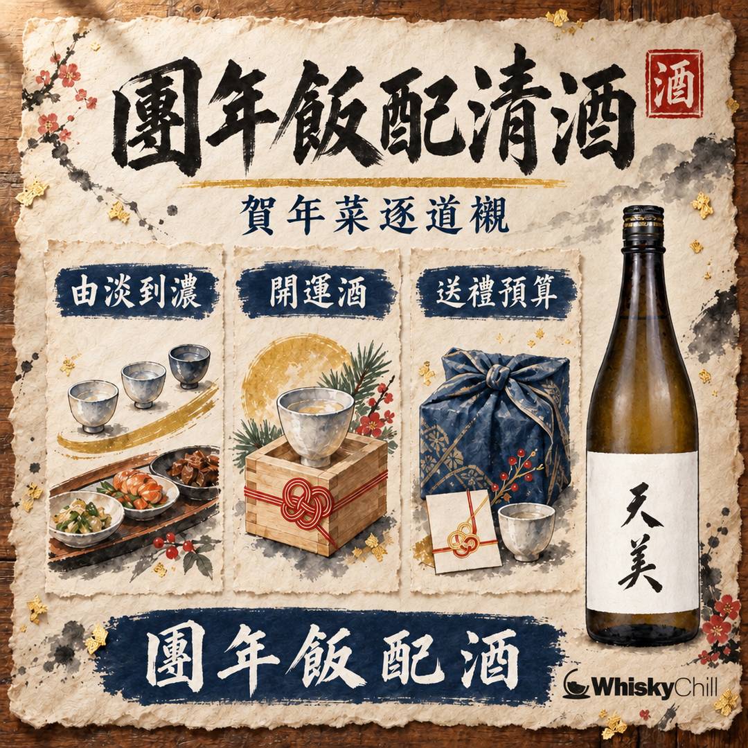 團年飯配清酒｜農曆新年賀年菜逐道點襯酒（附年貨送禮預算）｜三個重點