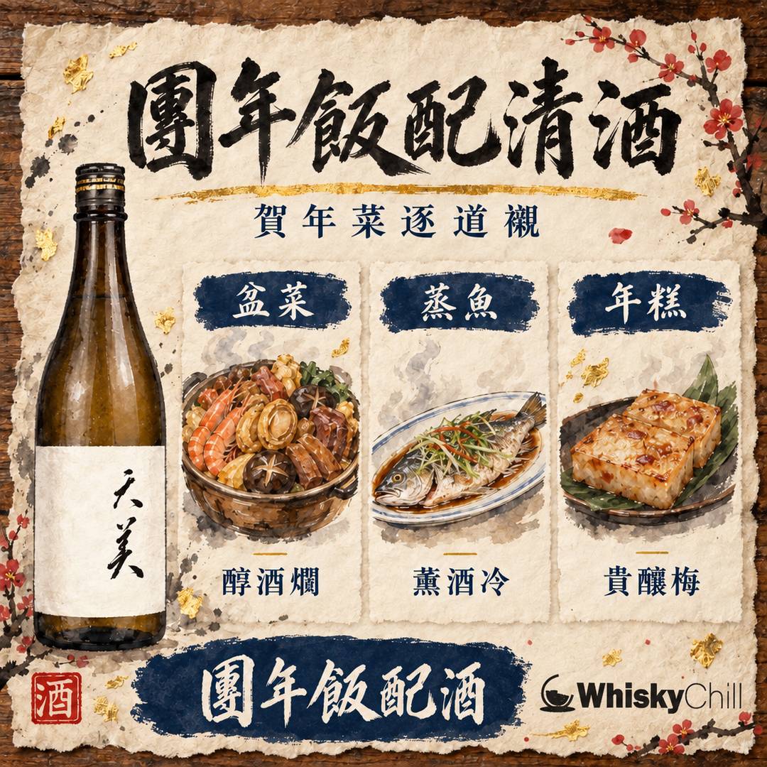 團年飯配清酒｜農曆新年賀年菜逐道點襯酒（附年貨送禮預算）｜對比一覽