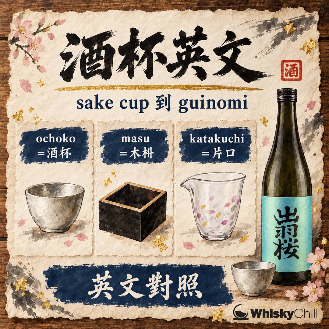 清酒杯英文對照｜sake cup、ochoko、guinomi、tokkuri 點分（香港網購關鍵字指南）｜三個重點