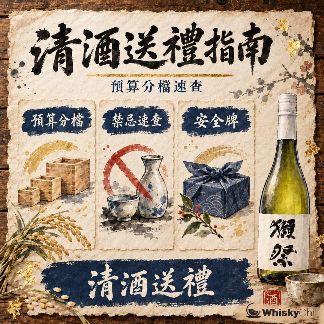 清酒送禮完全指南｜賀年父親節中秋探病禮盒點揀？預算分檔實價表｜WhiskyChill｜三個重點