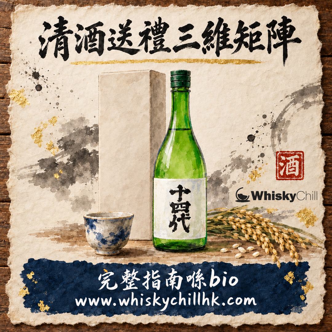 清酒送禮矩陣 2026｜收禮人 × 預算 × 場合三維對照表，$31.5–$3,426 香港實價｜完整指南