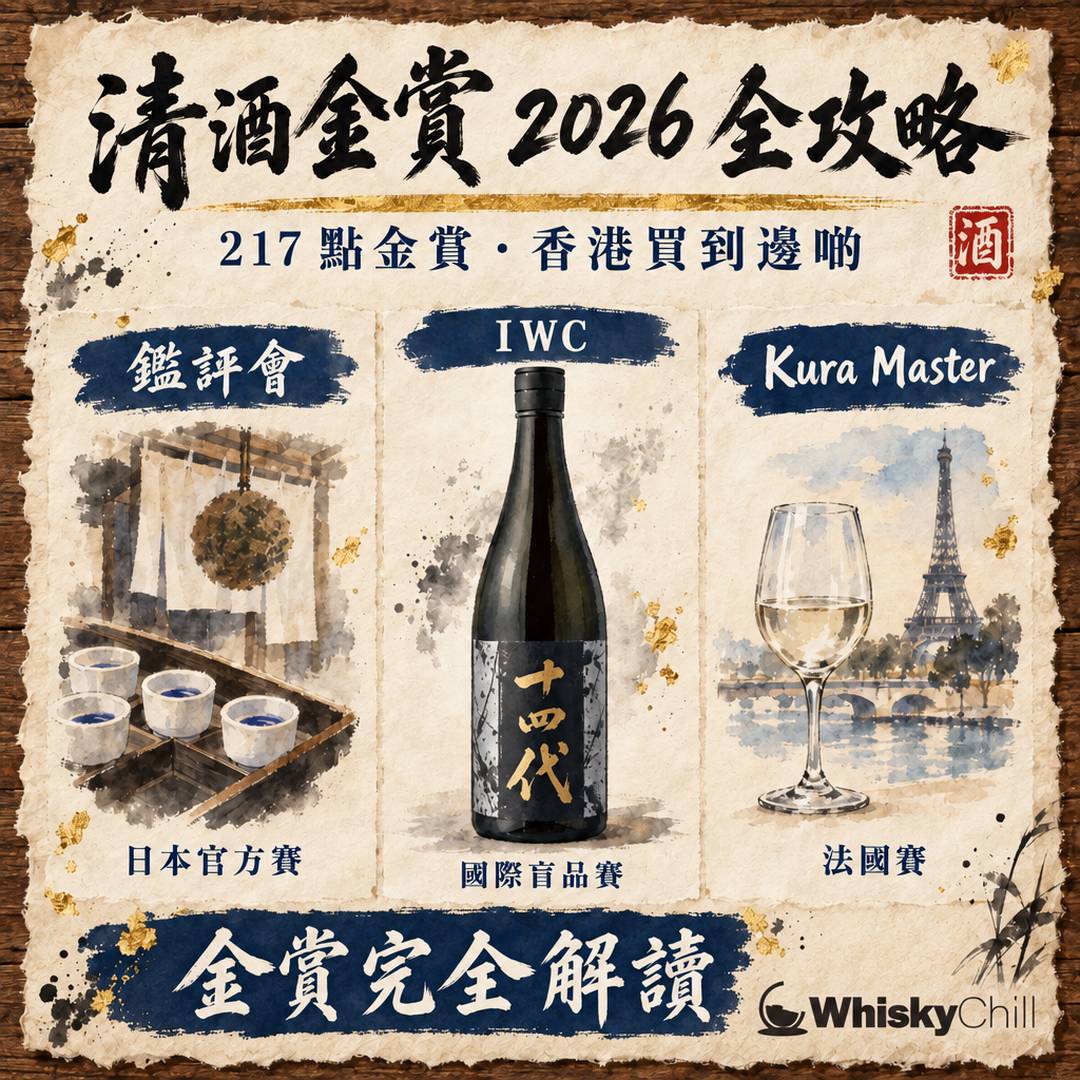 清酒金賞 2026 全攻略｜全國新酒鑑評會 217 點金賞名單、縣別排名同香港購買指南｜對比一覽