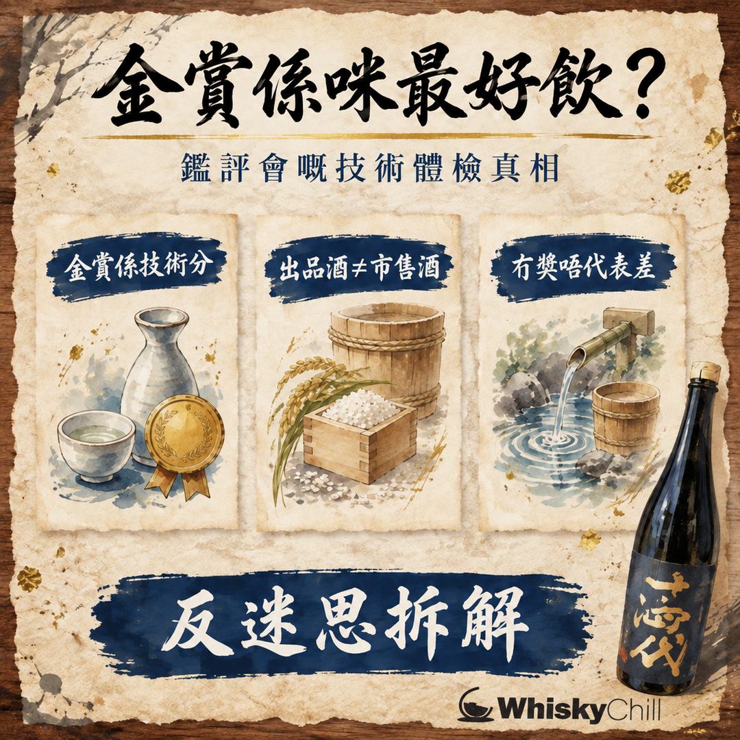 金賞係咪最好飲？全國新酒鑑評會拆解＋2026 金賞名單點讀（附香港現貨實價）｜三個重點