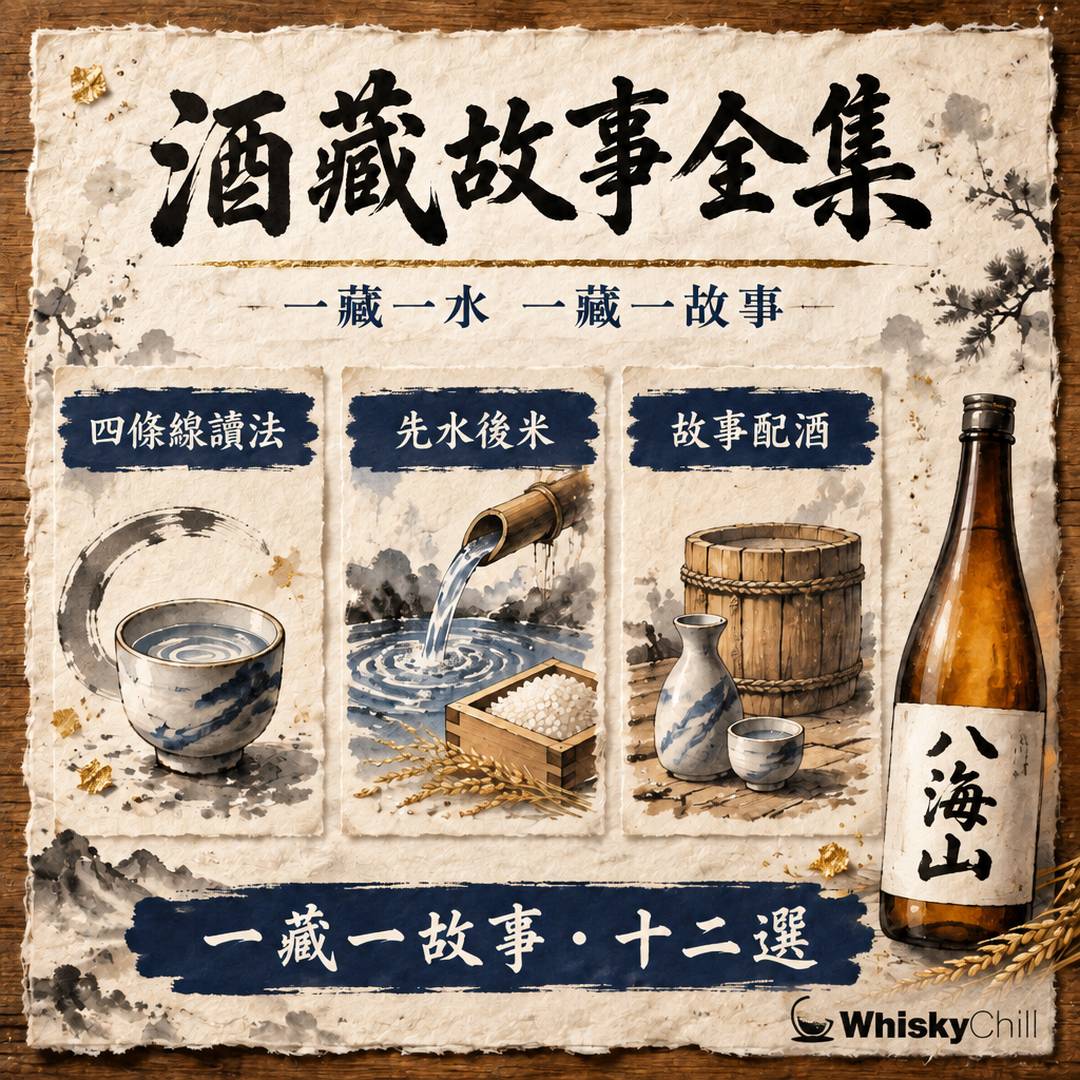 酒藏故事合集導讀｜八海山、黑龍、新政、而今到武藏野，日本酒藏點樣讀？｜WhiskyChill｜三個重點