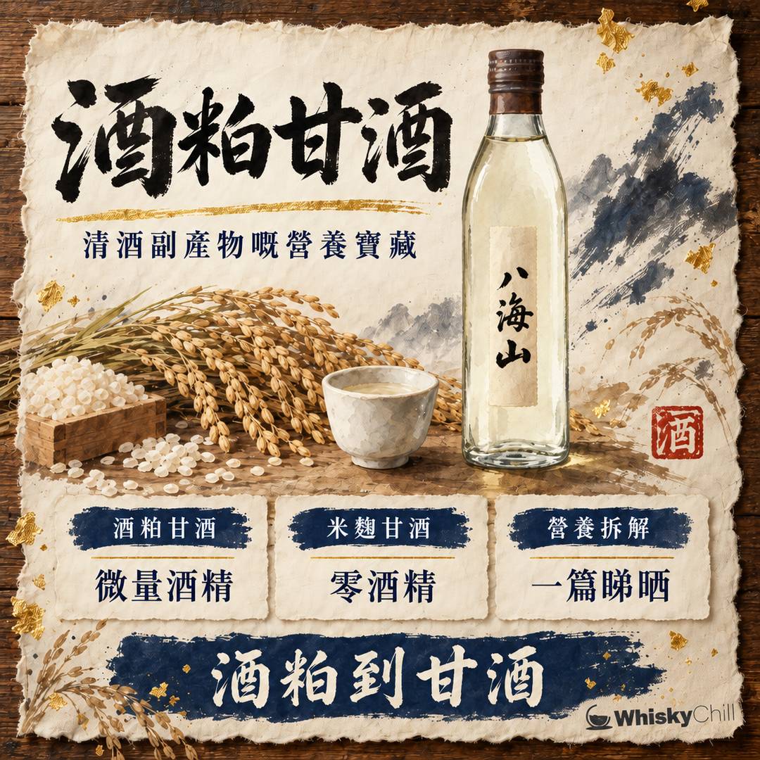 酒粕・甘酒健康全解｜兩類甘酒點樣分？營養、飲法與香港購買指南｜主視覺圖解