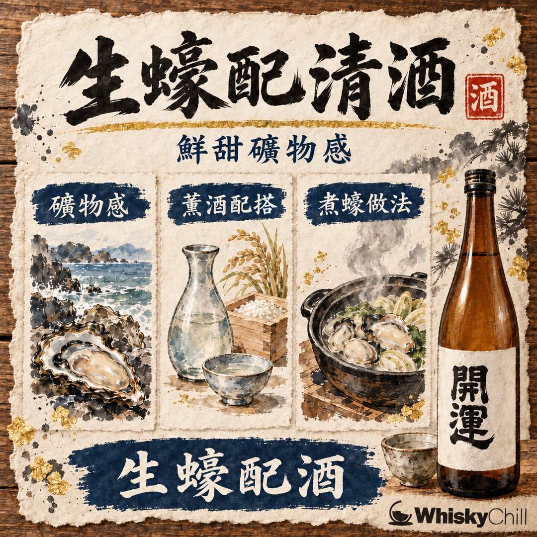 生蠔配清酒｜昆布浸生蠔×薰酒嘅黃金溫度（附清酒煮蠔做法）｜三個重點