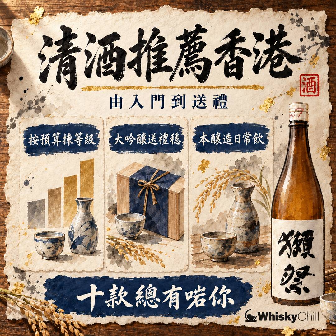 清酒推薦香港 2026｜由$50入門到$300送禮十款推介｜三個重點