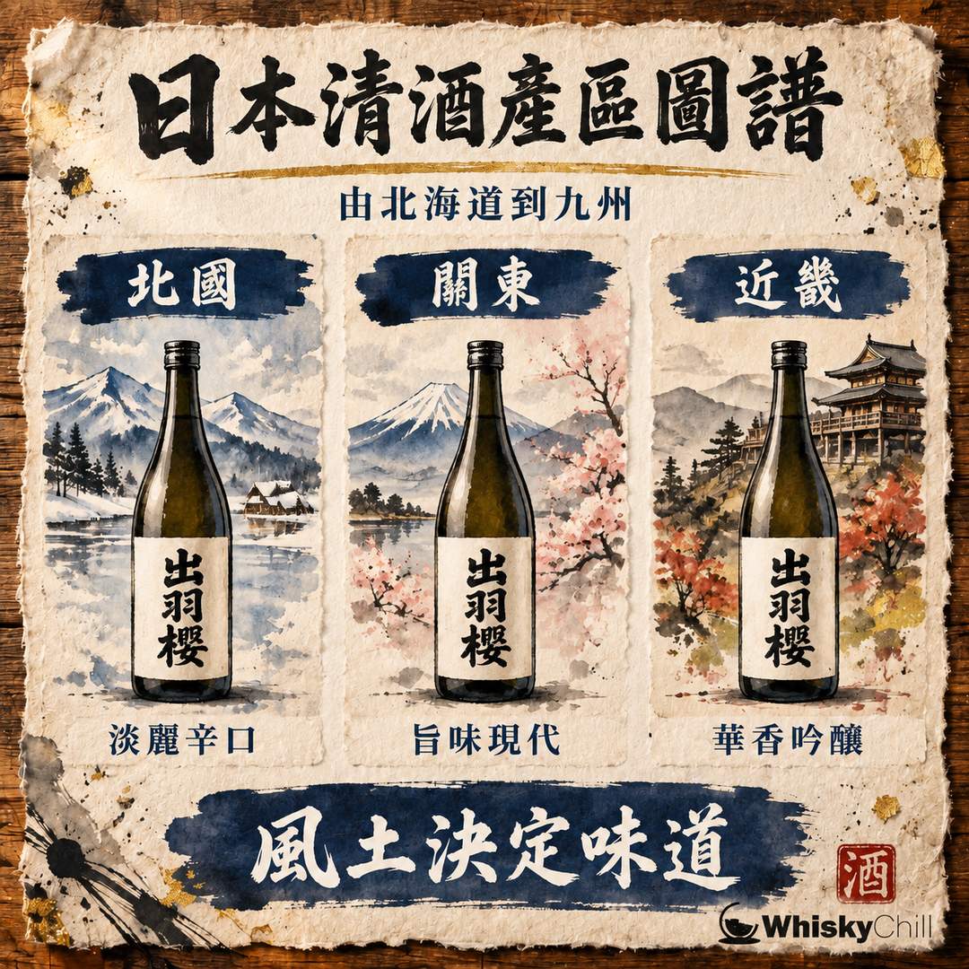 日本清酒產區完全指南｜6 大產區風土、22 支地酒實價一次睇清｜對比一覽