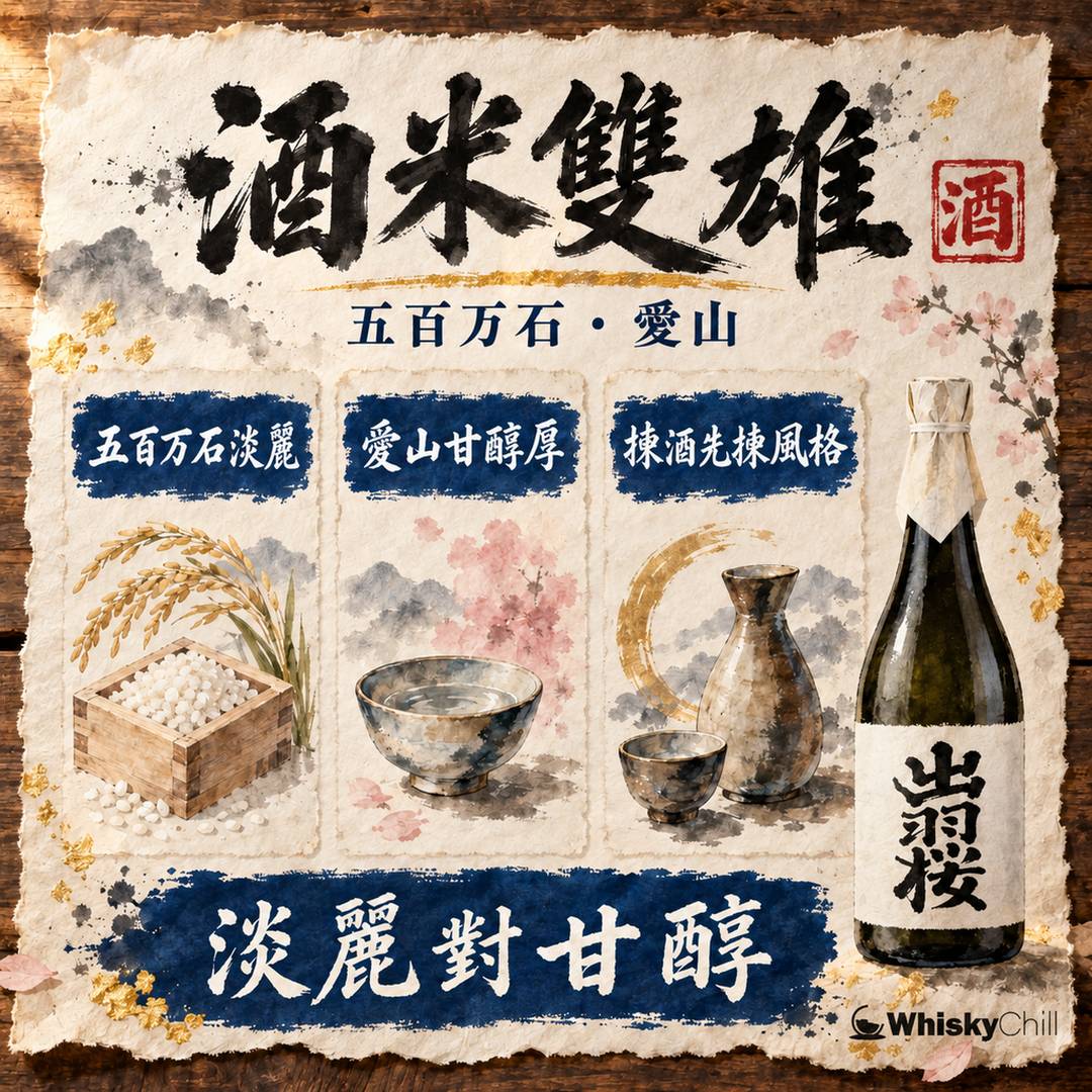 五百萬石×愛山：清爽系酒米嘅雙主角｜三個重點