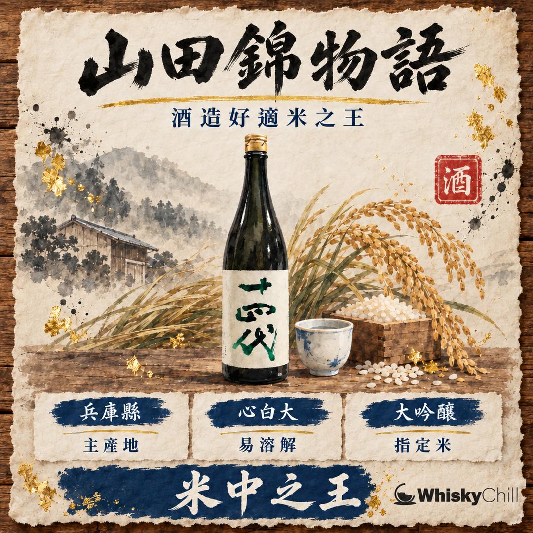 山田錦憑咩咁貴？酒造好適米嘅古今物語｜主視覺圖解