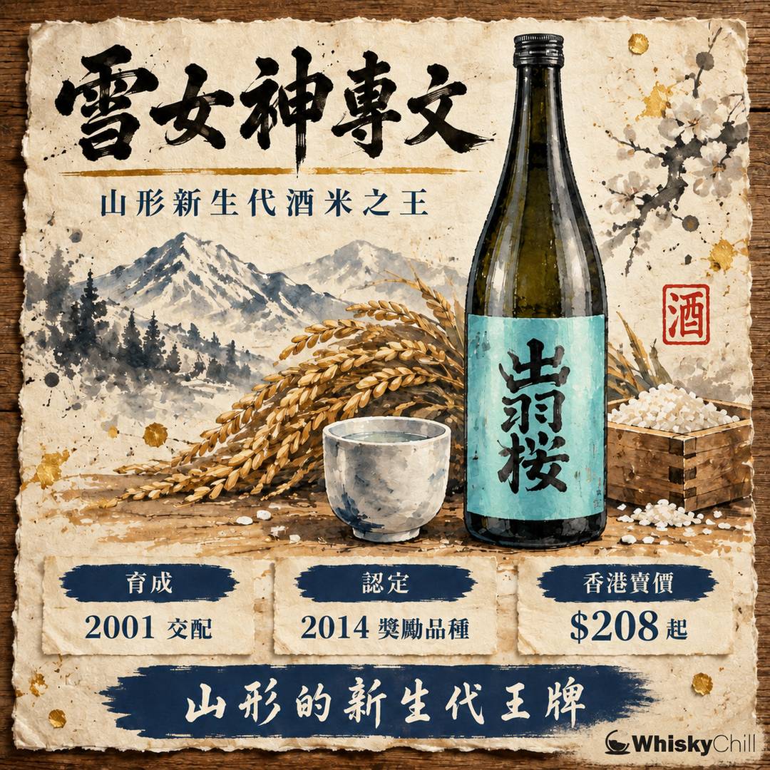 雪女神係咩酒米？山形縣隱藏王牌「酒米女神」｜同山田錦點分（附香港 10 款實價）｜主視覺圖解