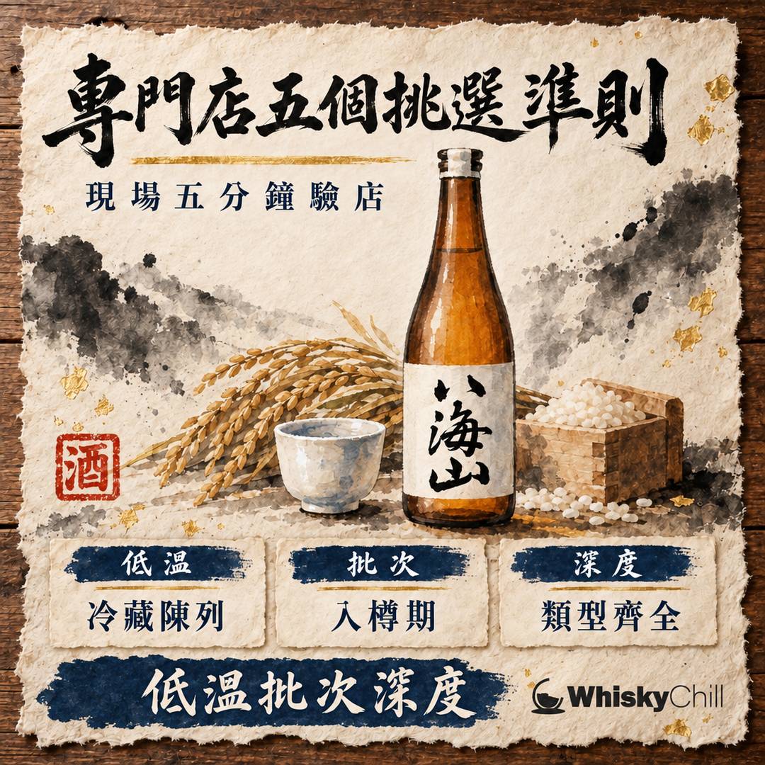 香港清酒專門店邊間好？五個挑選準則＋五分鐘現場驗店清單｜2026｜主視覺圖解