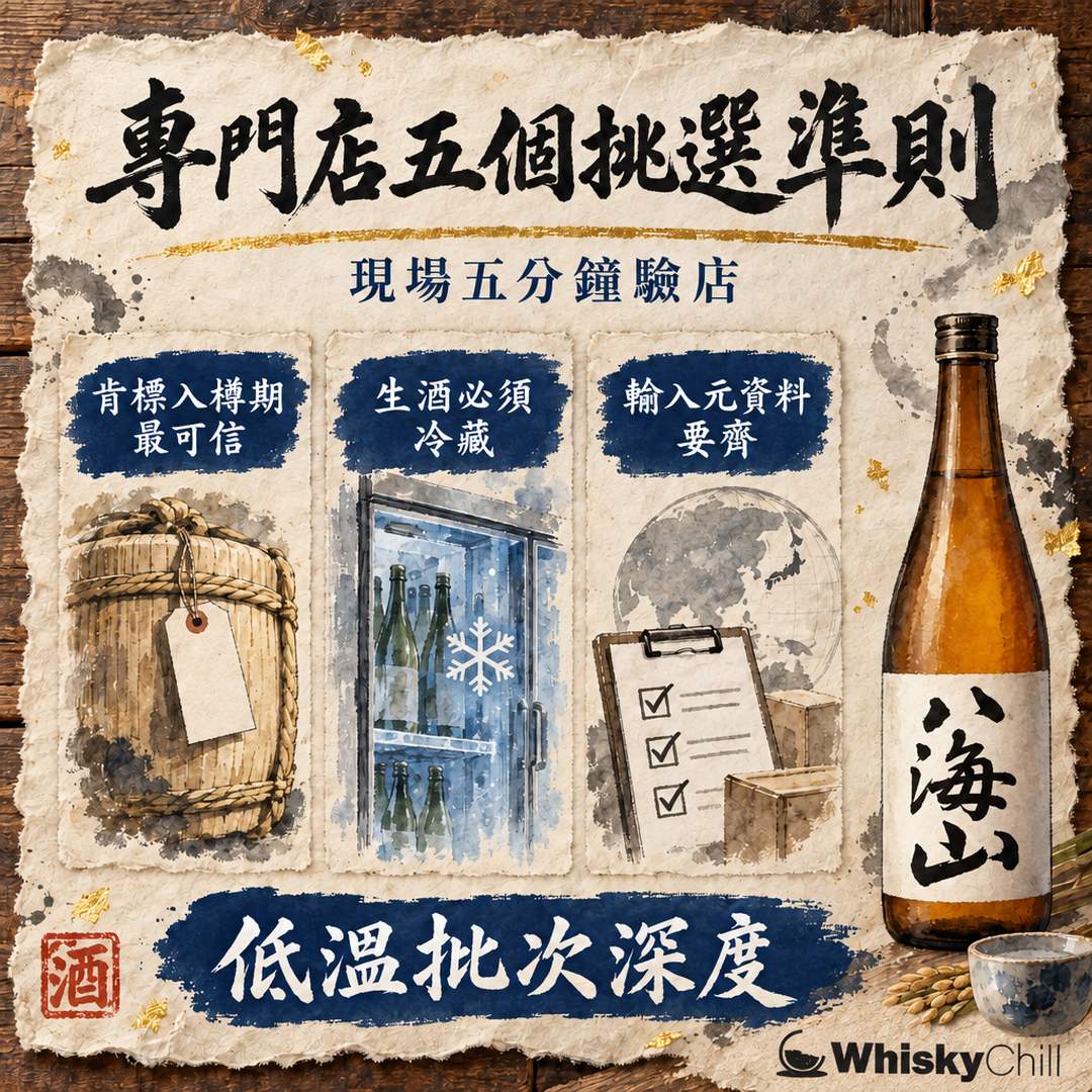 香港清酒專門店邊間好？五個挑選準則＋五分鐘現場驗店清單｜2026｜三個重點
