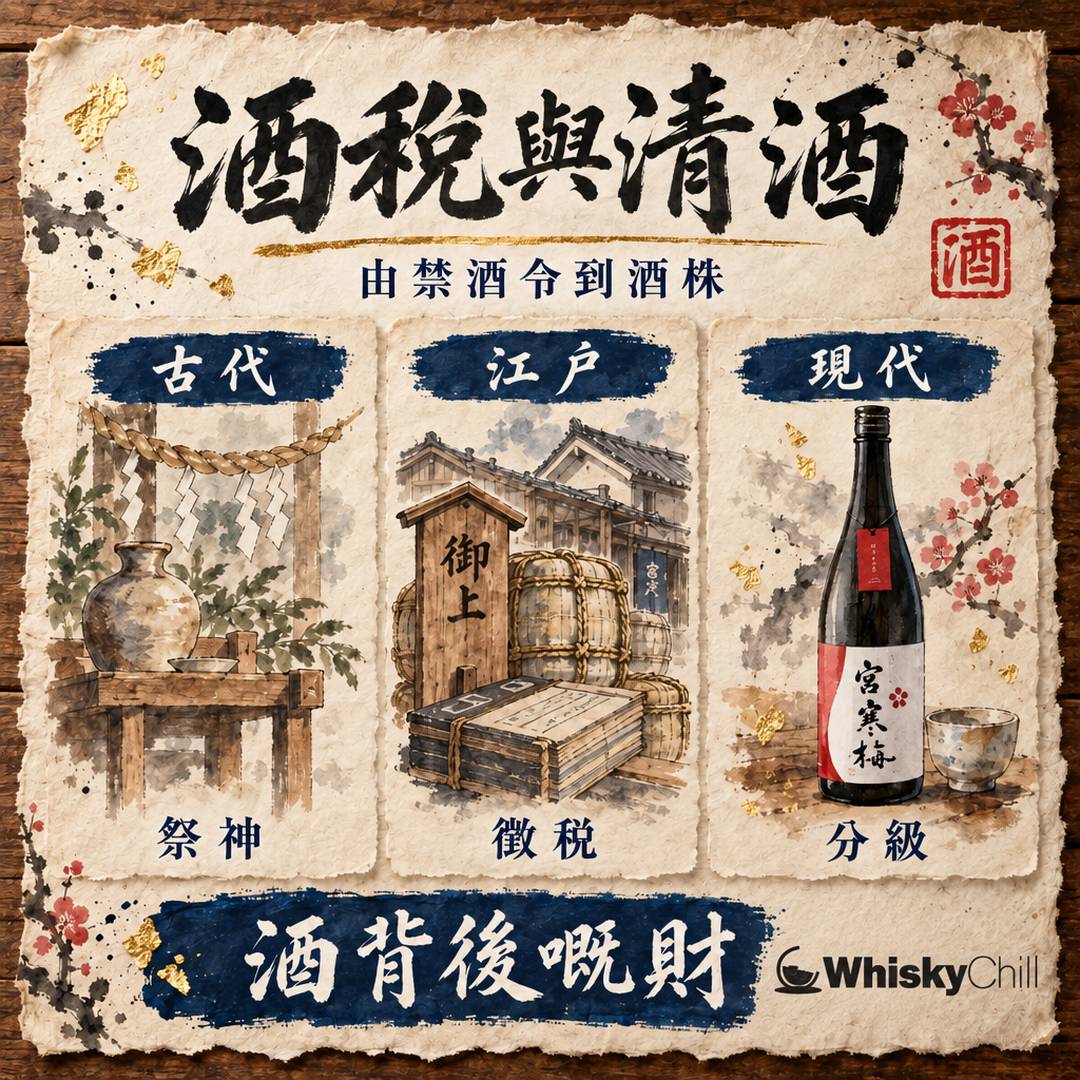 酒稅點樣塑造日本清酒？由禁酒令到「酒株」，一支酒背後嘅國家財政｜對比一覽